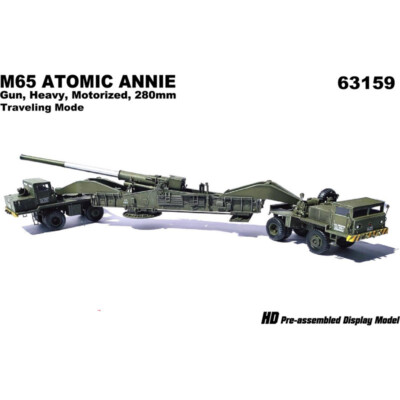 Dragon 1/72 U.S M65 280mm Atomic Cannon Atomic Anne (Transport Mode) Model