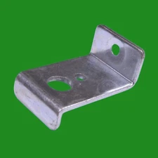 2x 40mm, 90° Degree Angled Asymmetric Steel S-Shape Braces, 3 Hole Brackets