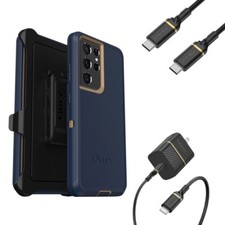 OtterBox Galaxy S21 Ultra 5G - Defender Series Case - With 20W Fast C Charger