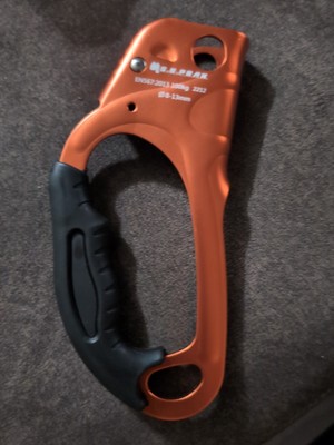 HALTO Quick up Hand Ascender for Left Hand, Orange