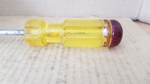 Vintage Fuller-306 Chrome Vanadium Flat/Slotted Red Top Screwdriver, VGC - Picture 13 of 21