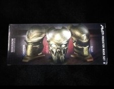 Alien Vs Predator AVP Predator Mask Set 3 Masks Sideshow Collectibles NIB