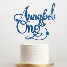 Personalised Birthday Cake Topper Any Age & Name 1st 3rd 18th 21st 30th 50th