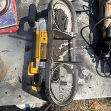 Dewalt DWM120 Band Saw, Missing Wheels!! (Used) Tested Motor Works New Blade