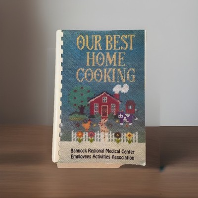 Pocatello ID Idaho cookbook Vintage 1997 Hospital staff dessert cookie bread pie