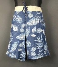 Tommy Bahama Relax Swim Trunks Mens Large Blue Floral Board Shorts Lined