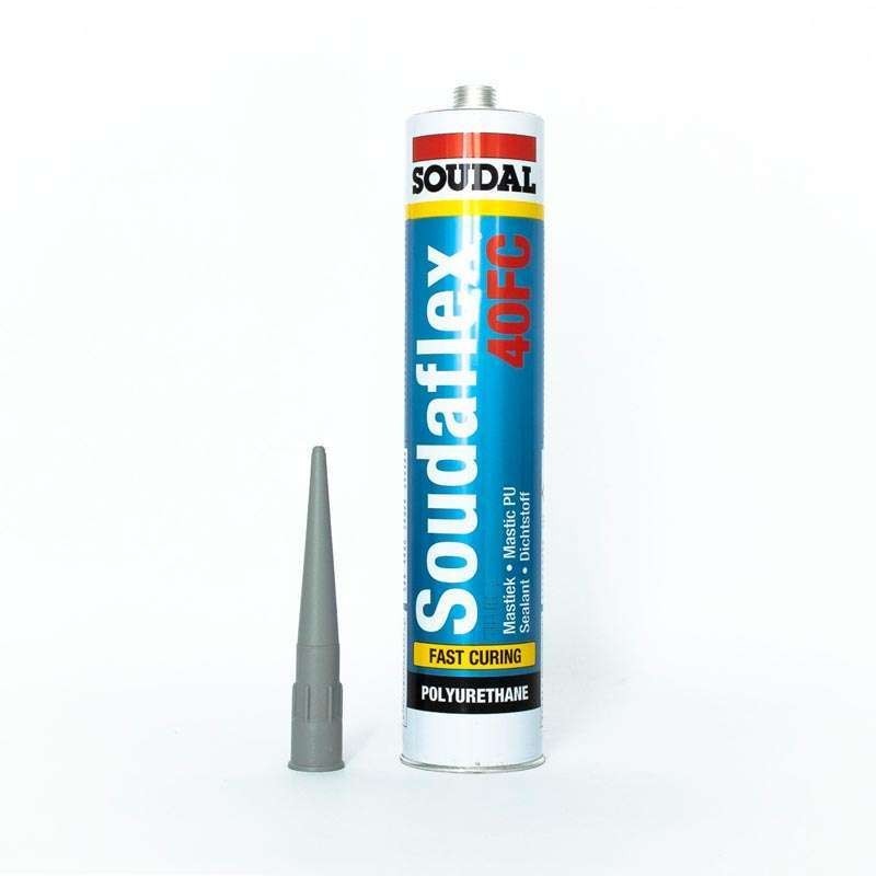 Soudal Soudaflex 40FC Fast Curing Construction Concrete Grey 310ml - Image 3