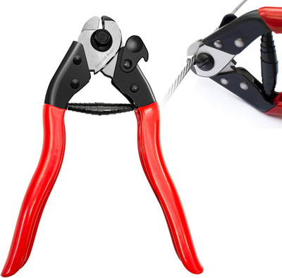 7.6'' Steel Wire Cutter, Cut All Wires up to 5/32'', Wire Rope Cutter, Cut Steel C