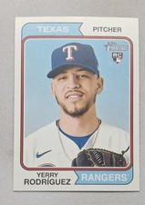 2023 Topps Heritage - Yerry Rodriguez #320 (RC)