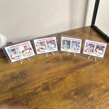 Topps Heritage Leaders Raleigh Schwarber Judge Turner 4 Card Lot 2025