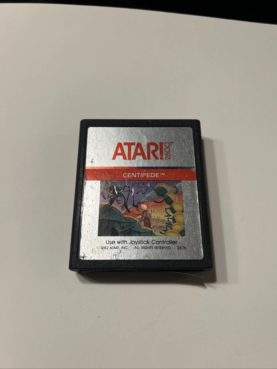 Jeu Atari 2600 Centipede - Cartouche Vintage - Testé Et Fonctionnel