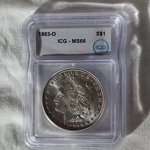1883 New Orleans Morgan Silver Dollar $1 ICG MS66 KM#110