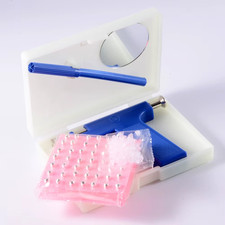 Professional Ear Piercing Gun Kit 98pcs Steel Stud Body Piercing Set