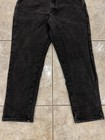 VTG 90s Mens 33X30 LL BEAN Flannel Lined faded Black Denim Jeans Pants USA MADE — photo 6