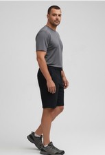 Weatherproof Vintage Men's Trail Cargo Shorts Black Size 38 NWOT Stretch