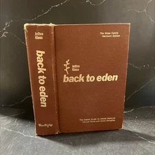 back to eden book, by jethro kloss, 1975 Hardcover