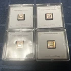 Lot Of (4) 1 Gram Geiger Bars In Assays