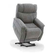 Dark Gray Power Lift Recliner Chair for Elderly with USB and Electric Recline