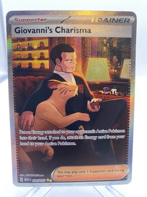 Pokmon 151 Giovanni's Charisma - 204/165 | eBay