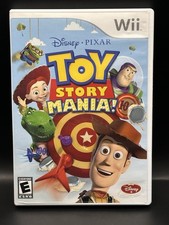 Toy Story Mania! (Nintendo Wii, 2009) Manual Included - NO 3D GLASSES - Tested