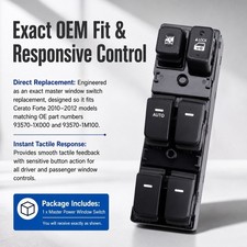Front Driver Power Window Master Switch Panel Fits Kia Cerato Forte 2010-2012