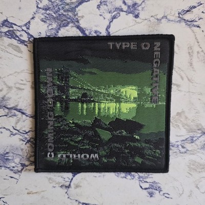 Type O Negative World Coming Down Black Border Woven Patch