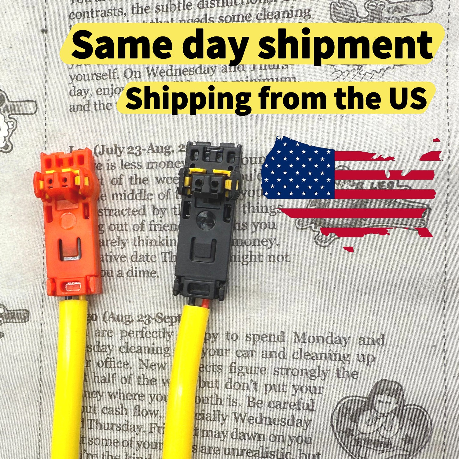 Fit 2015 2016 2017 Toyota Camry OEM Driver Airbag Clock Spring Plug Connector-