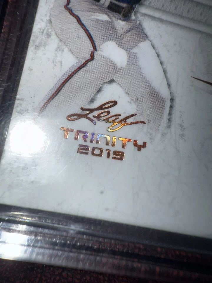 2019 Leaf Trinity Drew Waters Patch Auto Nasty Patch - Image 4 of 4