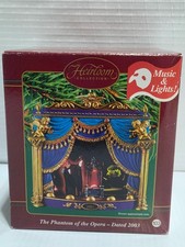 Carlton Phantom Opera 2003 Music Lights Ornament Fifth Final Series In Box 5th