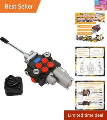 #ad 2 Spool Hydraulic Control Valve with Float 11 GPM 3600 PSI for Tractors $197.59