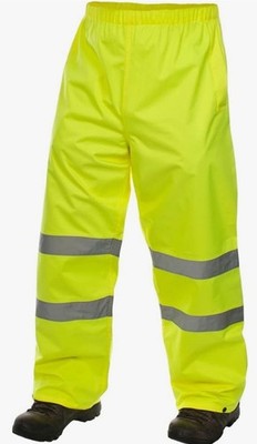 TRESPASS Hi-Vis Extreme Regenhose wasserdicht atmungsaktiv robust TP75 Gr. 3XL