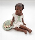 Vintage Sarah's Attic 1995 Limited Edition Misty Figurine African American Girl