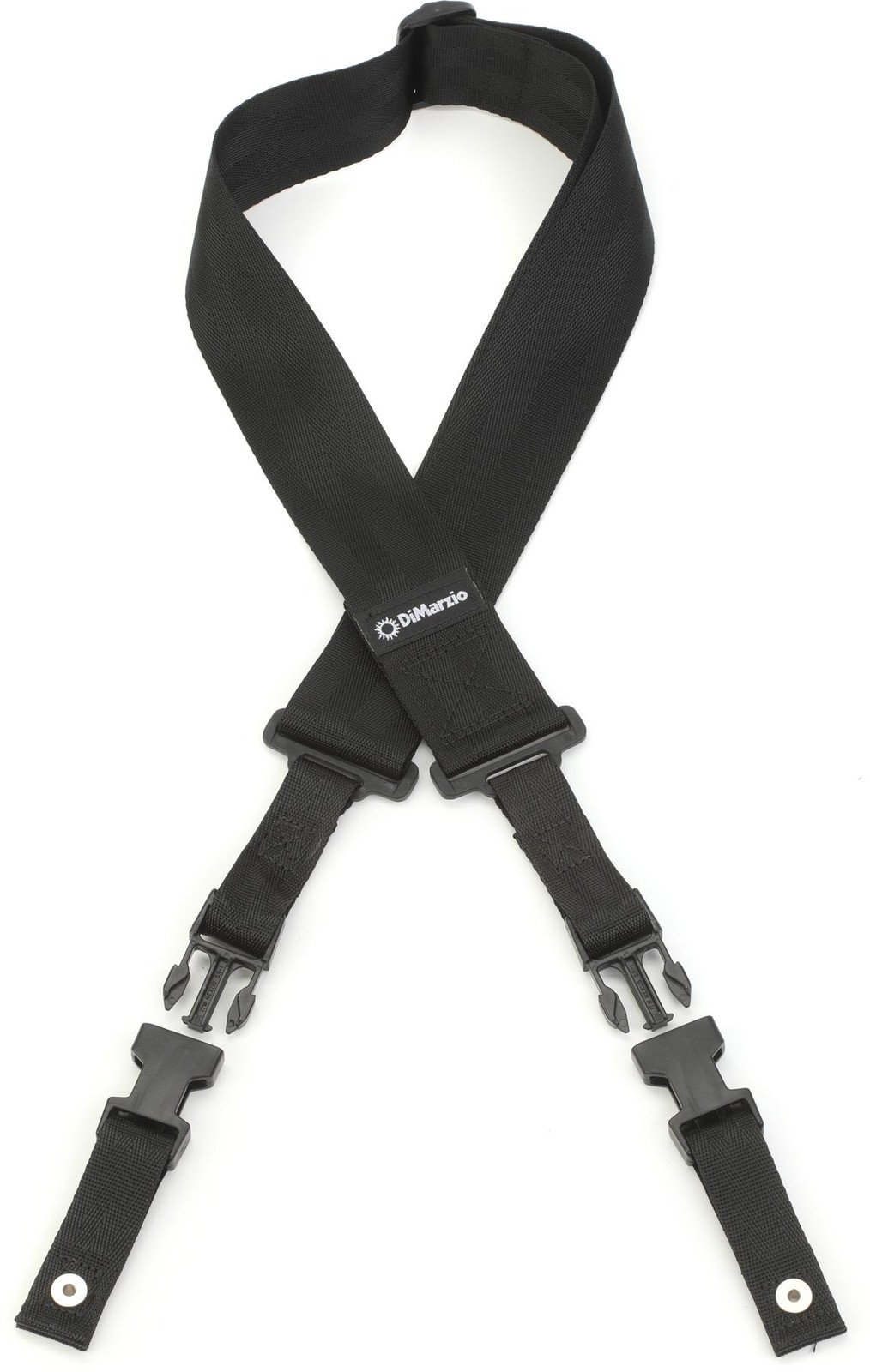 DiMarzio DD2200N 2 Inch Nylon ClipLock Guitar Strap - Black 2-pack Bundle 8290₽