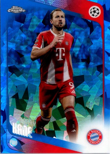 2025-26 Topps Chrome UEFA Club Competitions #182 Harry Kane Prism Refractor
