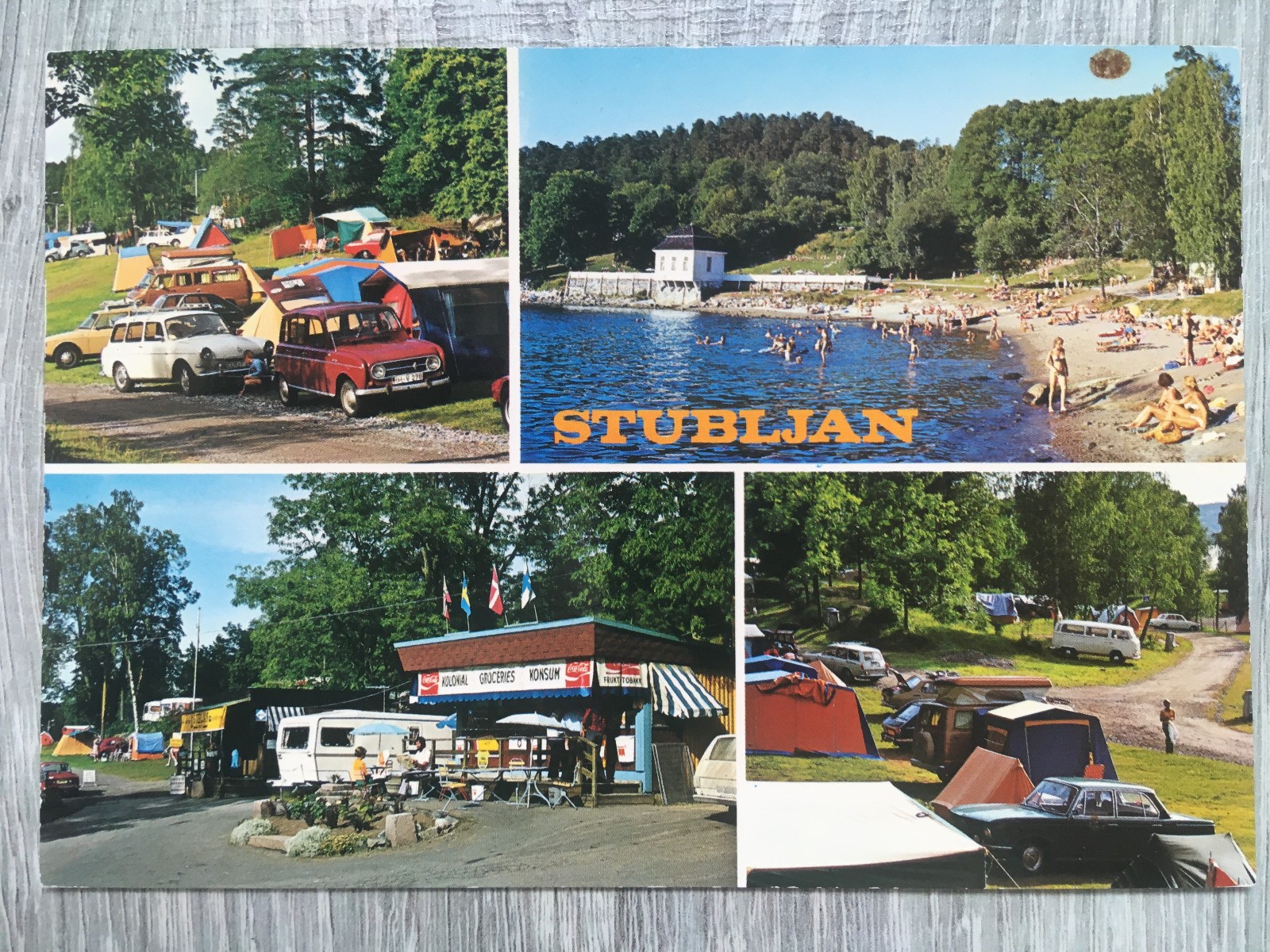Postal Noruega Oslo Stubljan Camping R4 VW 411 | 3242