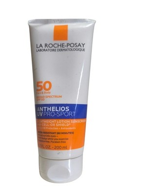 LA ROCHE POSAY ANTHELIOS UV PRO SPORT SPF 50 LIGHTWEIGHT LOTION SUNSCREEN 6.7 OZ
