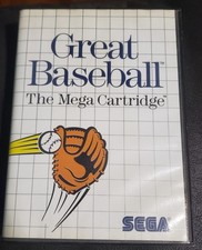 Great Baseball (Sega Master System SMS, 1987) CIB Case+Manual+Game