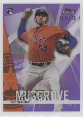 2017 Topps Finest Purple Refractor 82/250 Joe Musgrove #51 Rookie RC fo7