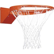 Heavy-Duty Anti-Whip Nylon Basketball Net White