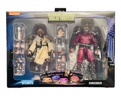 Teenage Mutant Ninja Turtles SPLINTER SHREDDER See Photos NECA