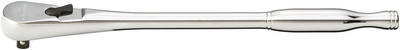 VIGOR VOLLSTAHL FEINZAH-UMSCHALTKNARRE RATSCHE - LANGE AUSFÜHRUNG 6,3 mm (1/4'')