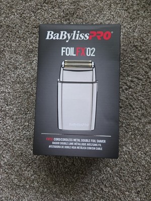 BaByliss Pro Foil FX02 cordless shaver - Silver - New  