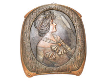 Bernhard Bloch großes Jugendstil Wandbild um...