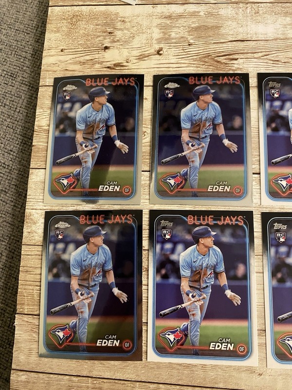 (11) Cam Eden Rookie Lot Toronto Blue Jays RC RCs Rookies (3) Topps Chrome