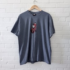 Akira  Tetsuo Shima  Platinum Baka XL Anime Vintage Wash Grey/blue Heavyweight