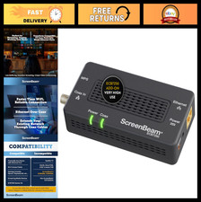 MoCA 2.5 Network Adapter - High-Speed Bonded Coaxial Connection for Streaming