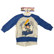 Character Boys Official Licensed French Terry Set, 2pc Mickey Mouse, 18M 