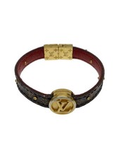 LOUIS VUITTON Bracelet - LV Circle Reversible RED Cowhide RED Women's