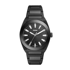 Herrenuhr FOSSIL EVERETT CE5028 Keramisch Schwarz Sub 50mt