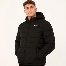 MRK Seasons Men’s Warm Padded Puffer Jacket – Water Resistant Casual Coat